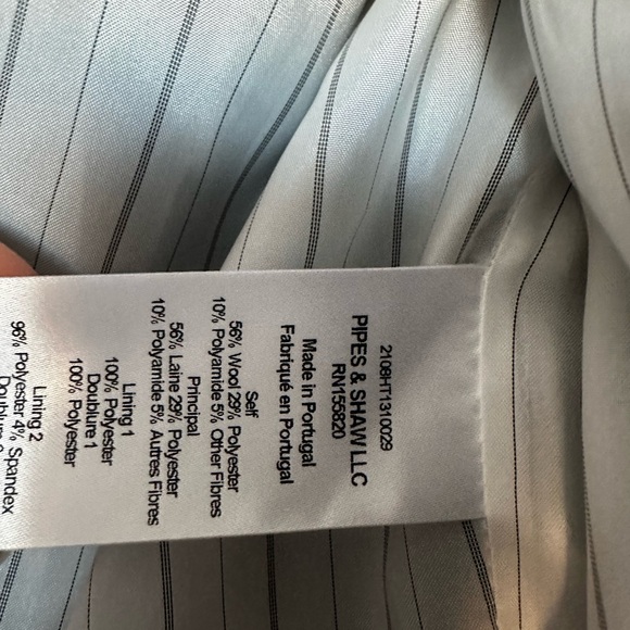 Veronica Beard Sybille cropped houndstooth wool-blend blaze - Picture 6 of 6